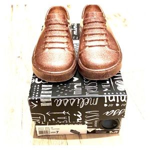 Mini Melissa Mini Be Rose Gold Shoe- BRAND NEW